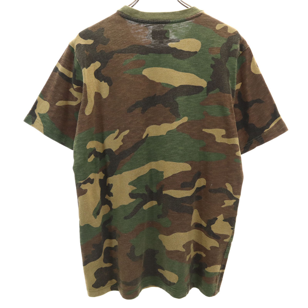 Supreme シュプリーム 14SS カモフラージュ柄 半袖 ポケット Tシャツ M カーキ メンズ