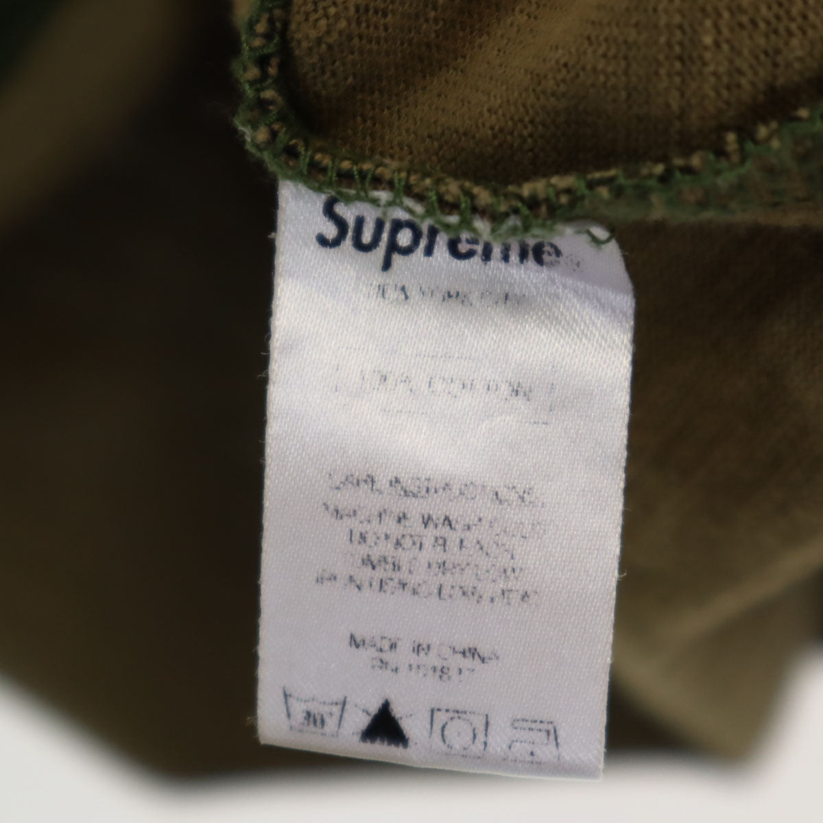 Supreme シュプリーム 14SS カモフラージュ柄 半袖 ポケット Tシャツ M カーキ メンズ