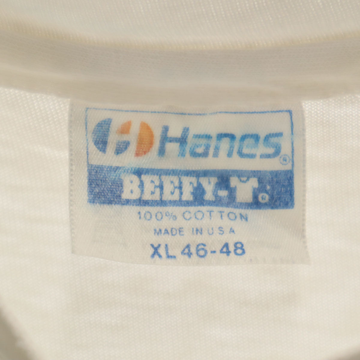 Hanes ヘインズ 80s 90s オールド USA製 漫画 半袖 シングルステッチ コミック Tシャツ XL ホワイト カルビンとボッブス メンズ