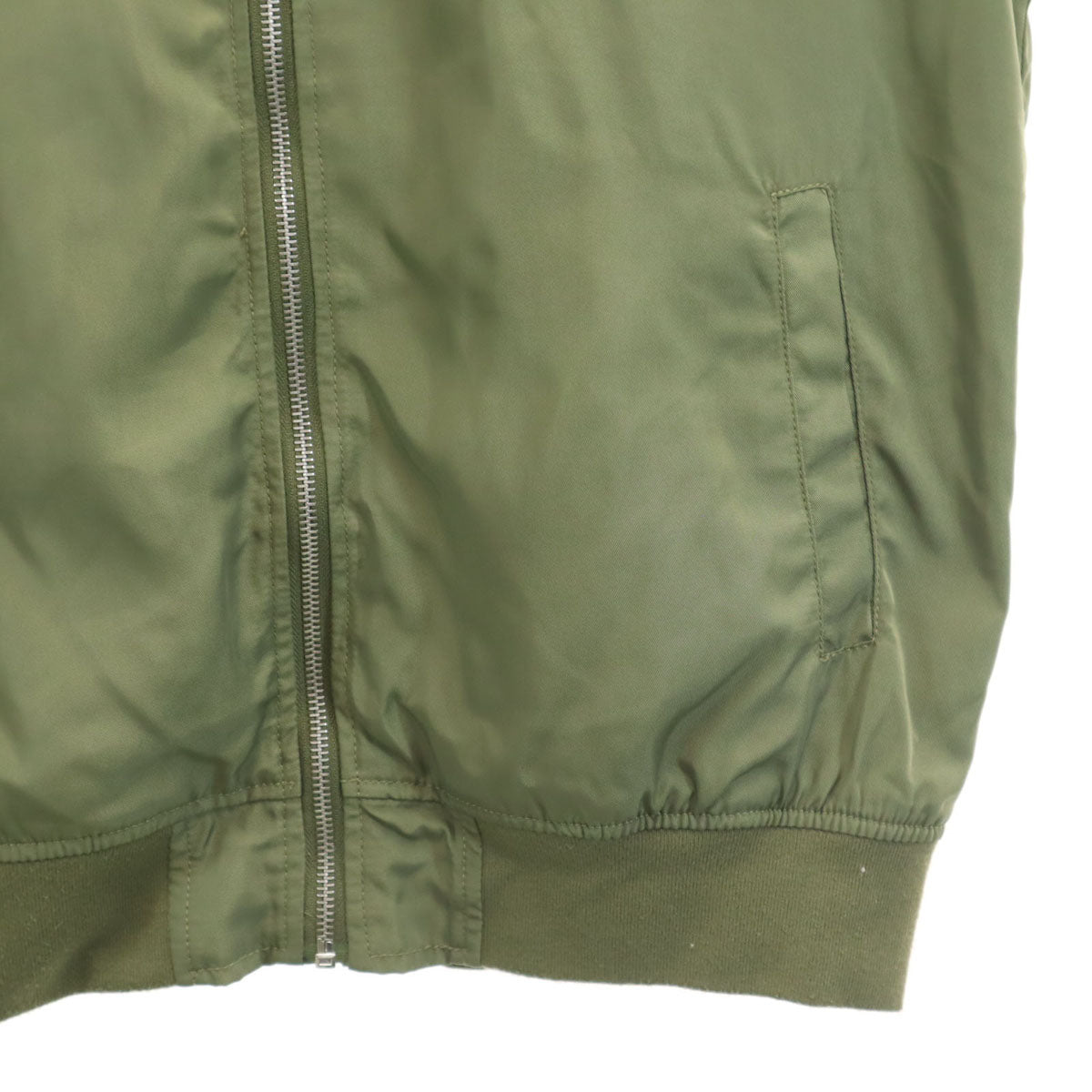 BAYCANT ベイカント イーグル刺繍 フライト スカジャン M カーキ 和柄 富士山 メンズ