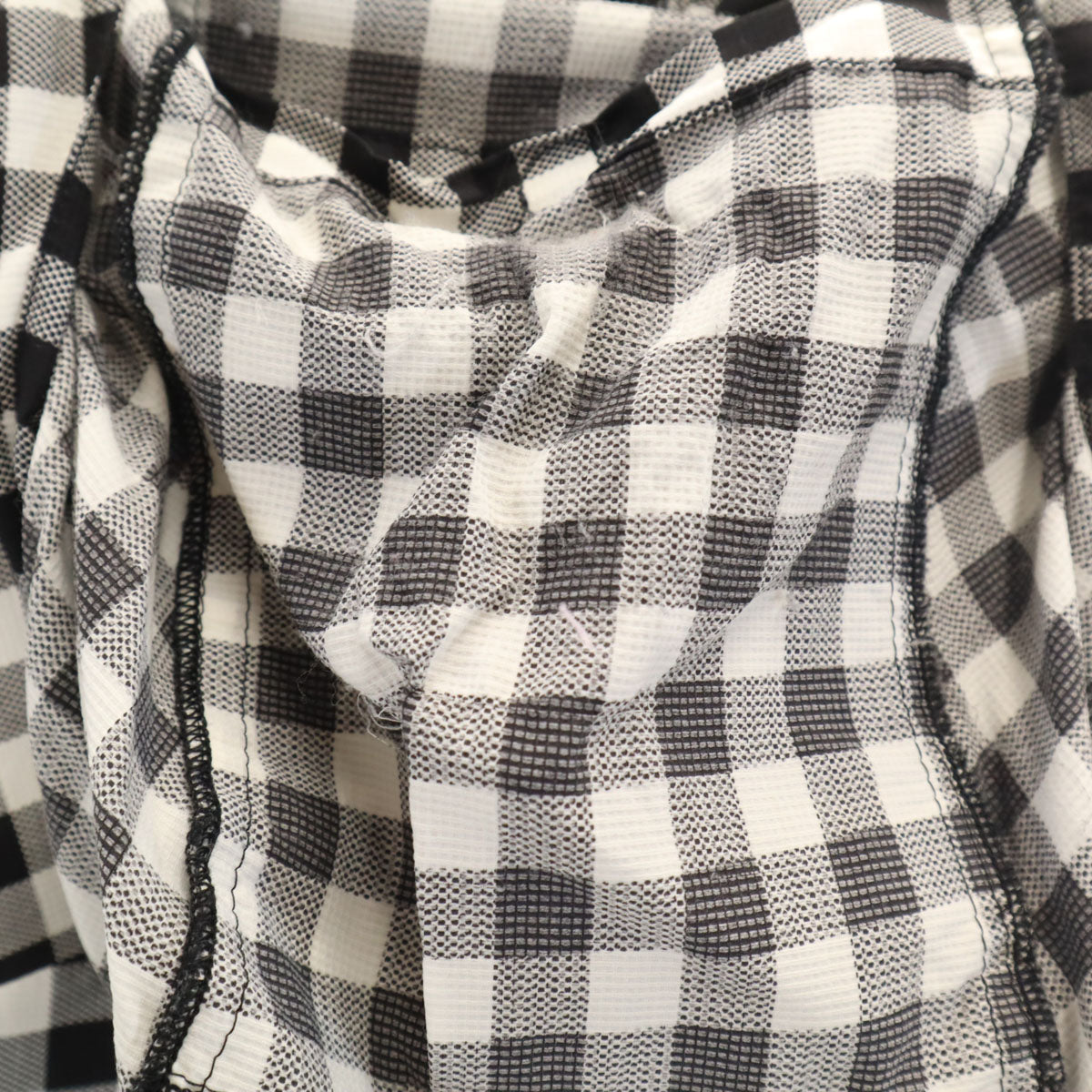 THE NORTH FACE ノースフェイス ギンガムチェック 長袖 スワローテイル ジップパーカー M ホワイト フーディー アウトドア NPW11016 レディース