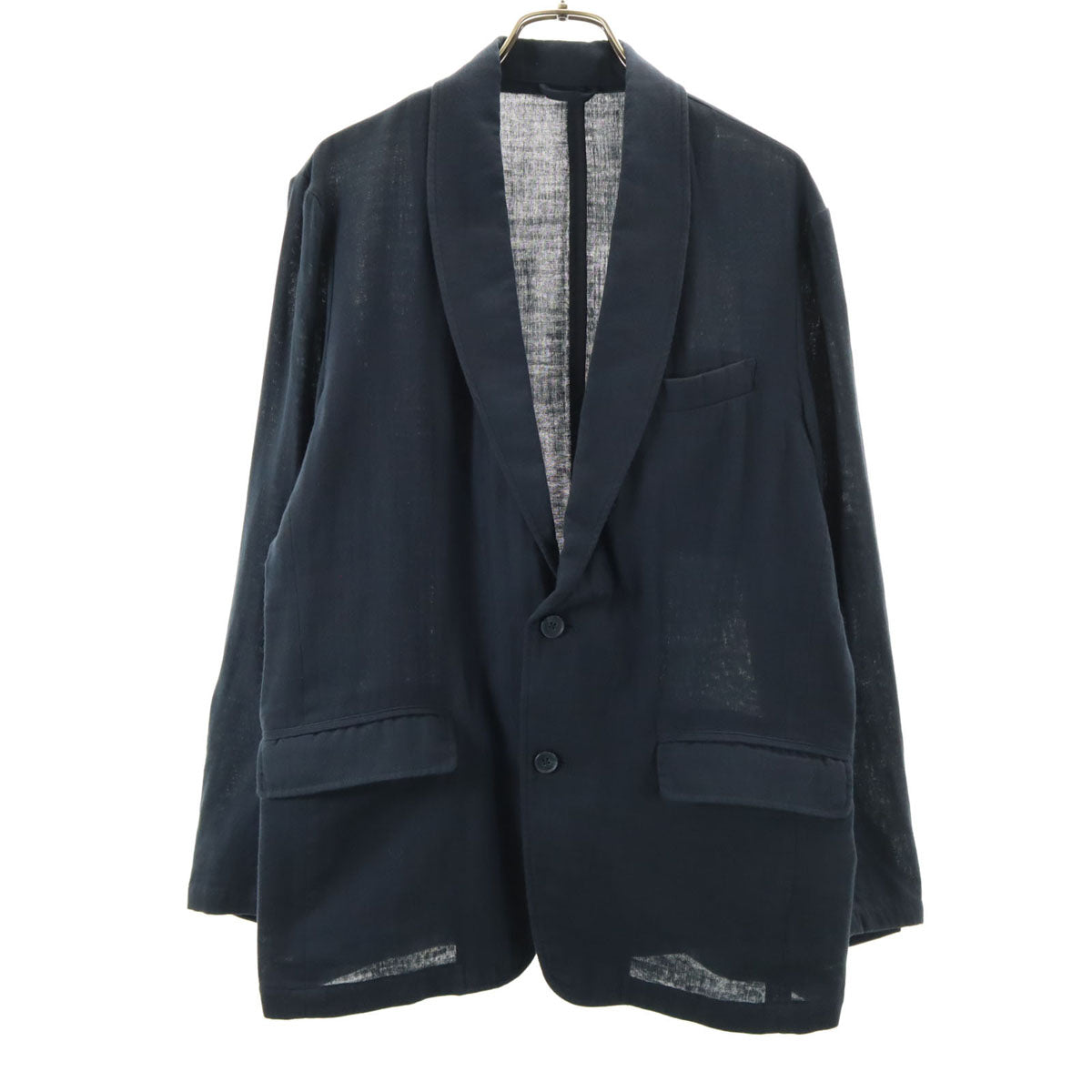 nano universe ナノユニバース コットンジャケット S ネイビー系 メンズ