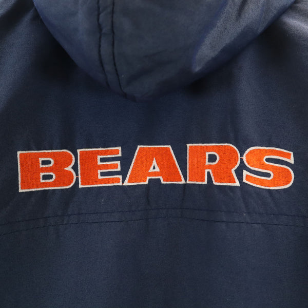 スターター 90s オールド NFL シカゴ・ベアーズ 中綿ジャケット S ネイビー STARTER Chicago Bears キッズ