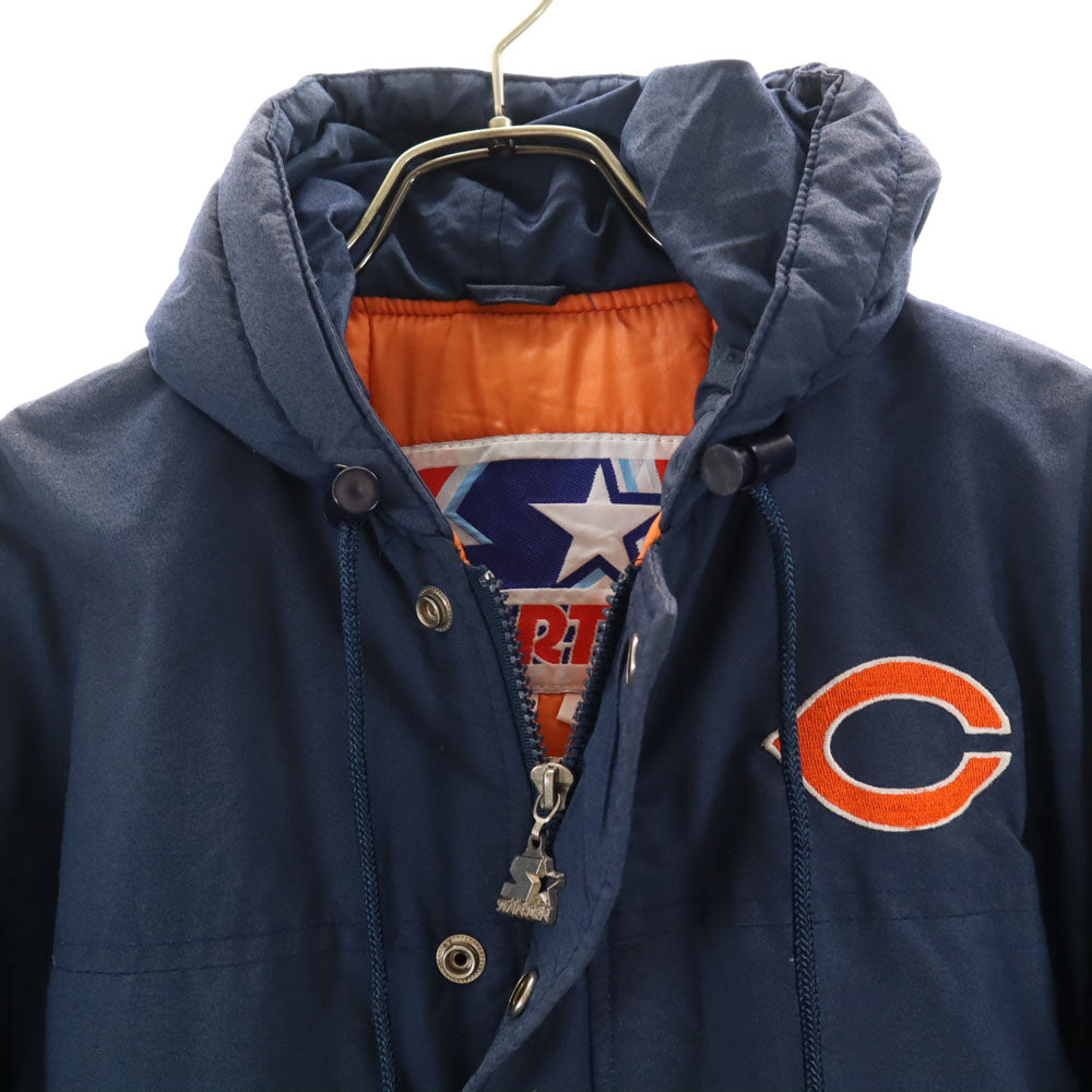 STARTER スターター 90s オールド NFL シカゴ・ベアーズ 中綿ジャケット S ネイビー Chicago Bears キッズ