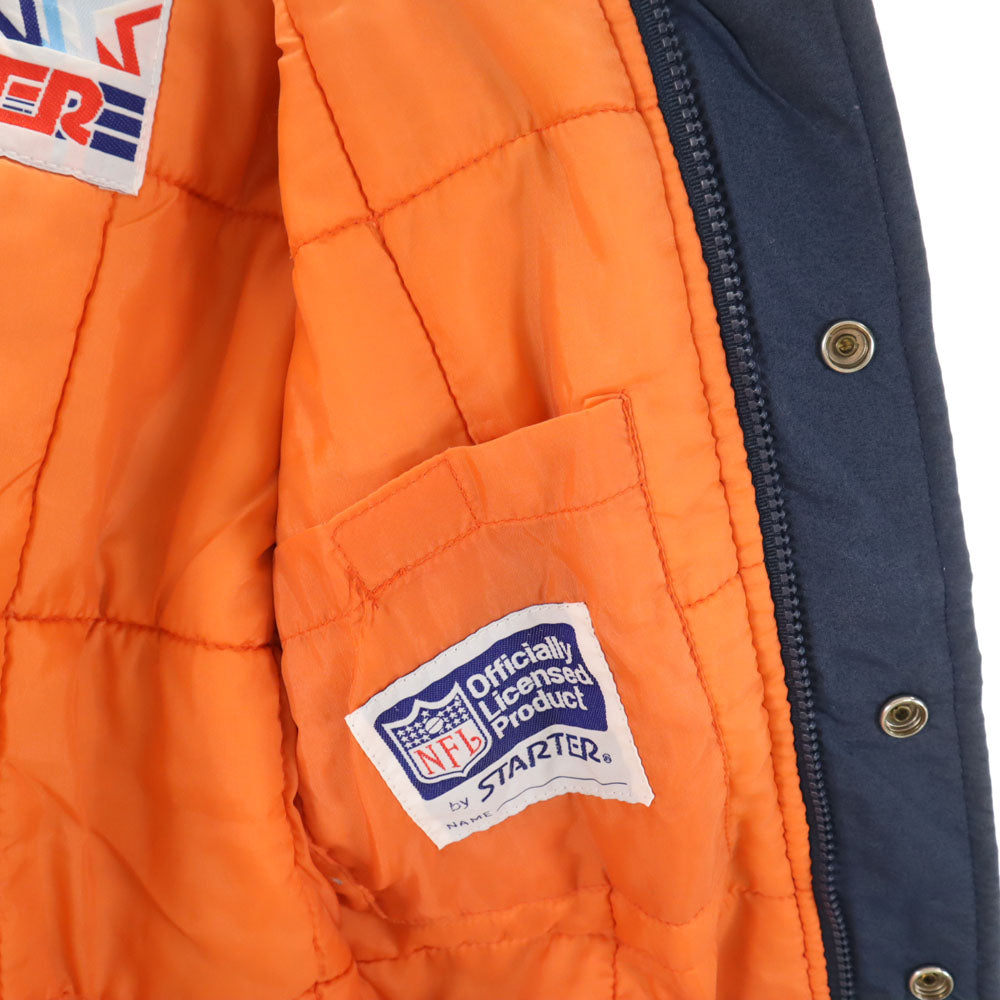 STARTER スターター 90s オールド NFL シカゴ・ベアーズ 中綿ジャケット S ネイビー Chicago Bears キッズ