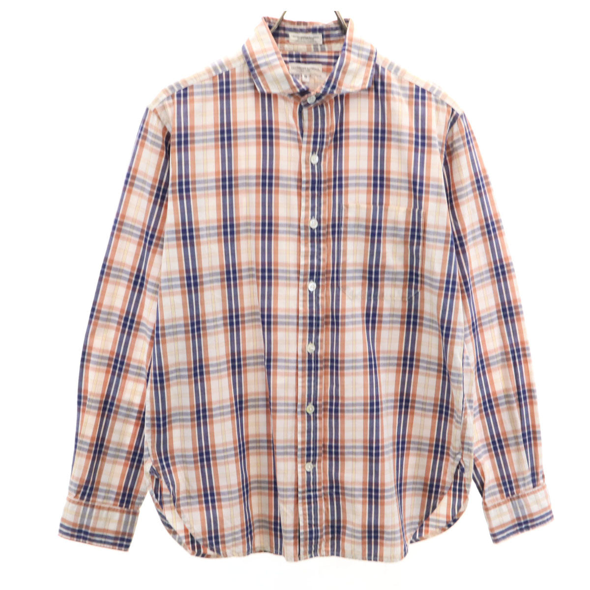 ENGINEERED GARMENTS エンジニアドガーメンツ USA製 長袖 コットンシャツ S ブルー系 メンズ