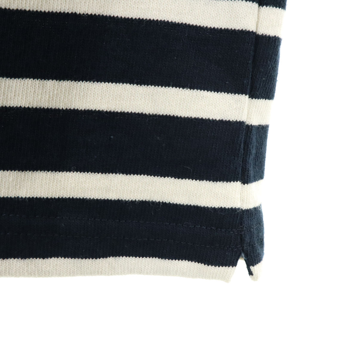 The 1st.Floor ザファーストフロア ボーダー 長袖 カットソー M ネイビー×ホワイト メンズ