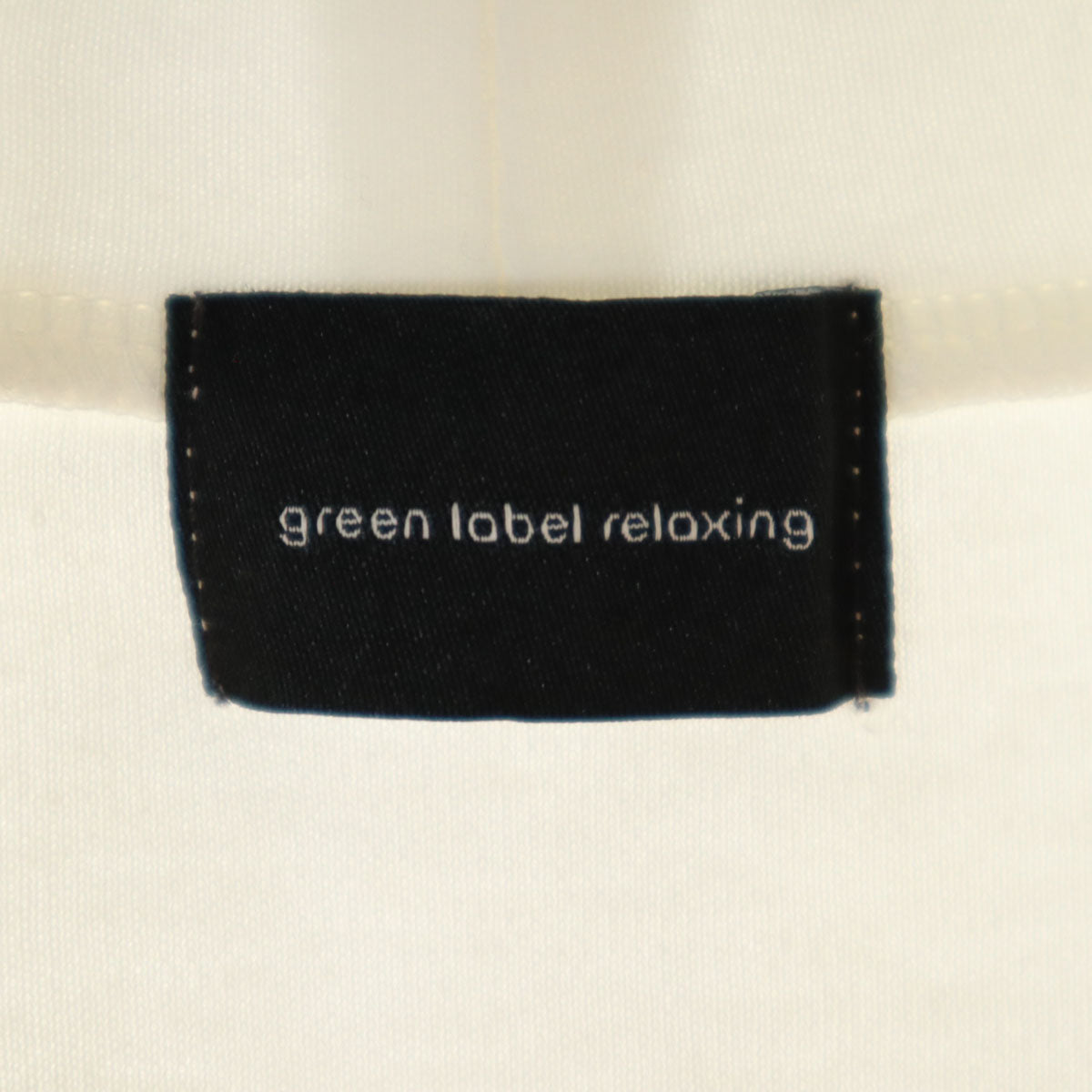 green label relaxing グリーンレーベルリラクシング 長袖 ハイネック カットソー M ホワイト メンズ