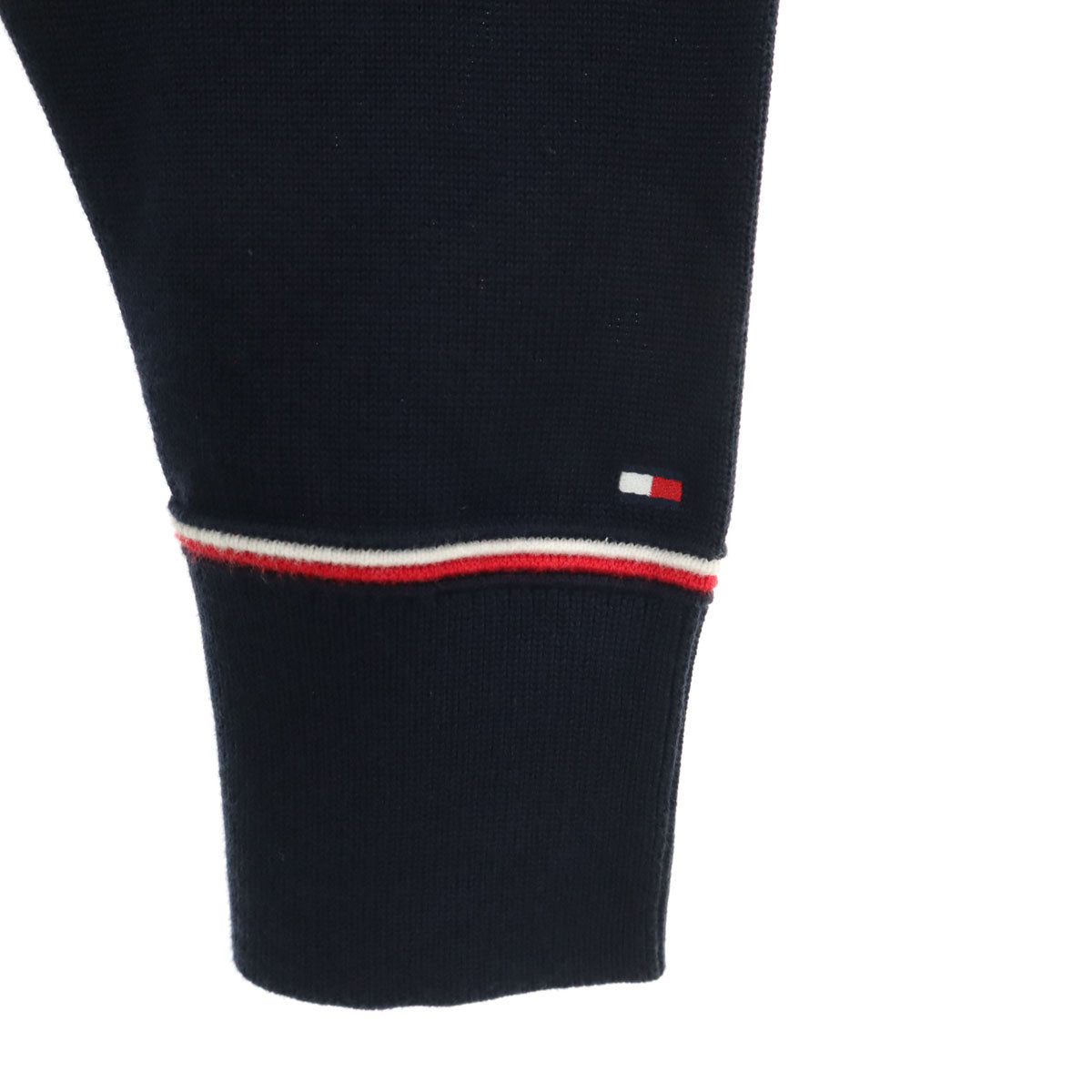 TOMMY HILFIGER トミーヒルフィガー 長袖 ニット M ネイビー セーター メンズ