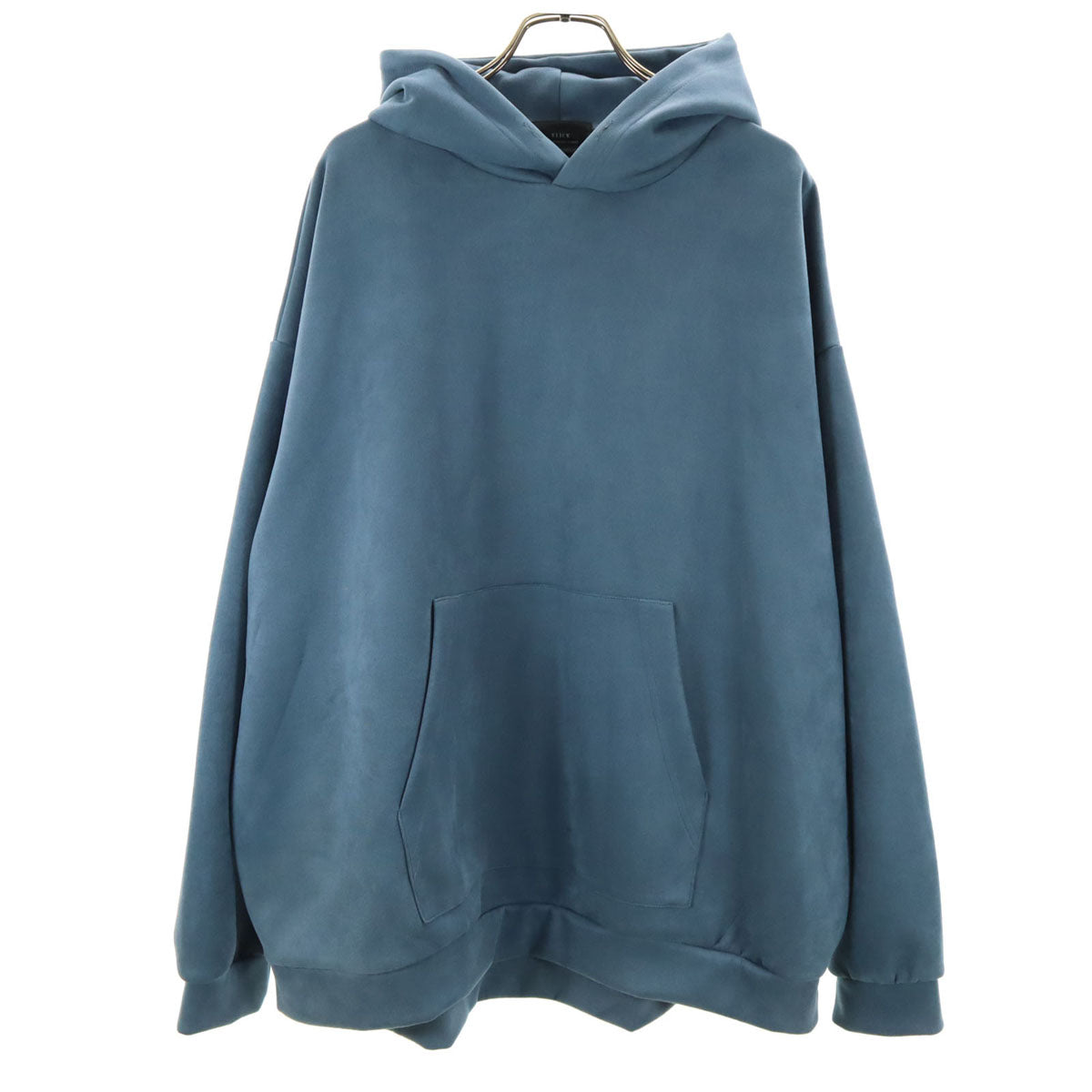 SLICK スリック 長袖 フェイクスエード パーカー 2 ブルーグレー メンズ