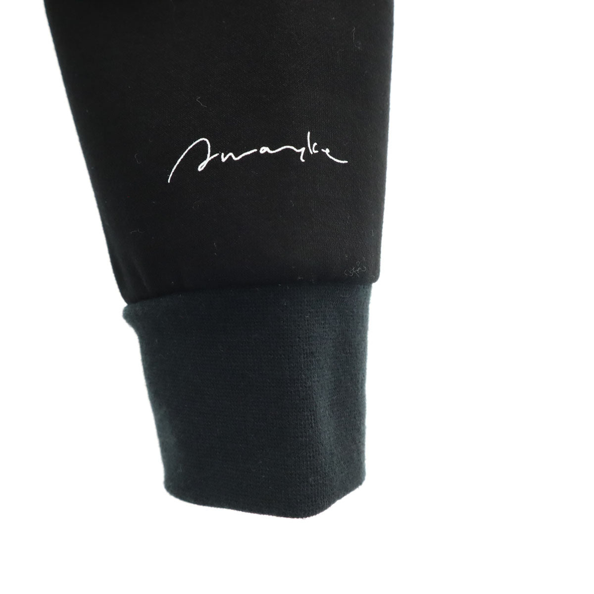 アウェイク 長袖 ハーフジップ スウェットパーカー S ブラック メンズ