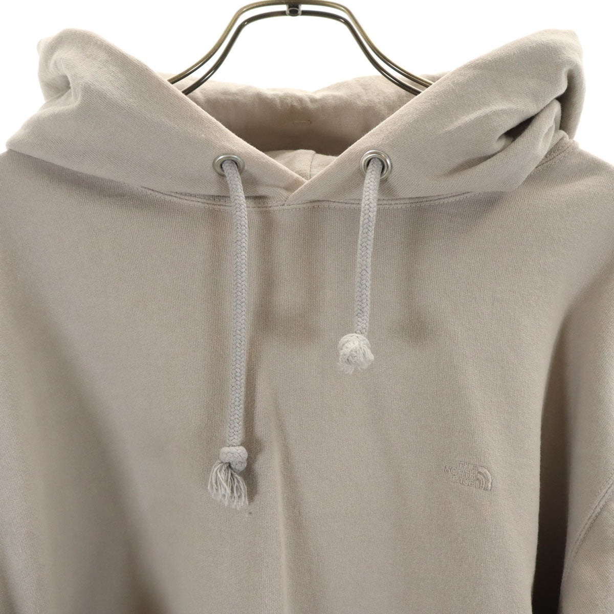 THE NORTH FACE ノースフェイス 日本製 パープルレーベル 長袖 10oz スウェットパーカー M グレージュ アウトドア NT6902N メンズ
