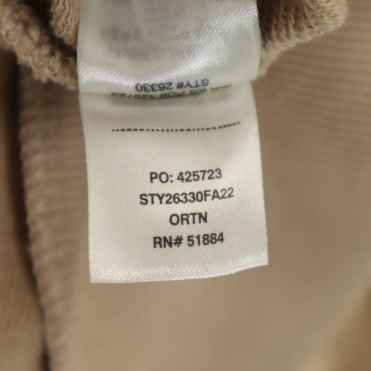 patagonia パタゴニア 長袖 スウェットパーカー M ベージュ アウトドア 26330FA22 メンズ