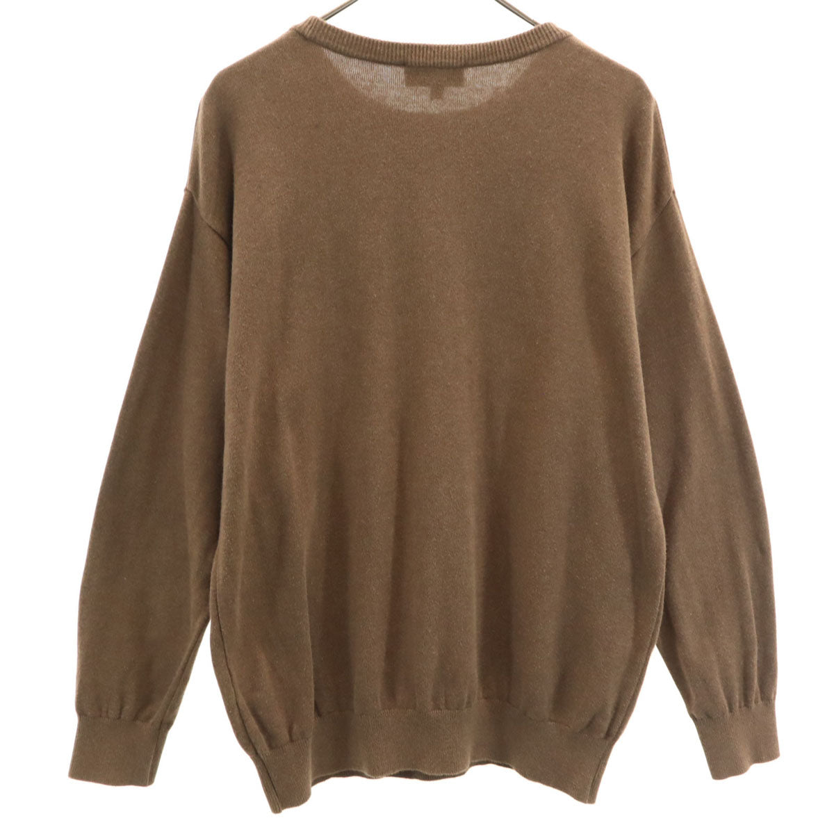 MANUAL ALPHABET マニュアルアルファベット 日本製 長袖 ニット 2 ブラウン メンズ