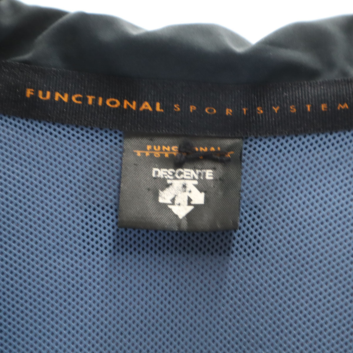 DESCENTE デサント ウインドブレーカー M ネイビー FUNCTIONAL SPORT 裏メッシュ ジャケット メンズ