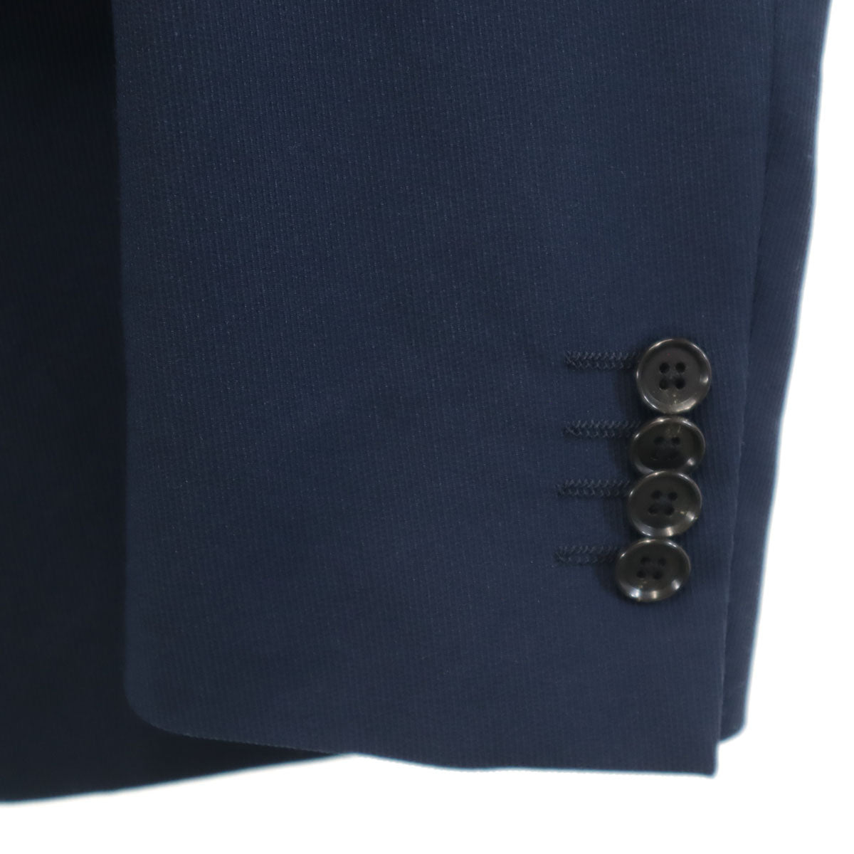 nano universe ナノユニバース コードレン 吸水速乾 テーラードジャケット 48 ネイビー ブレザー メンズ