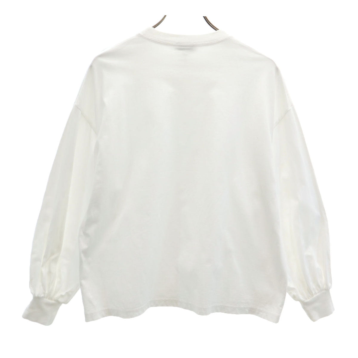 HYKE ハイク 日本製 長袖 Tシャツ 1 ホワイト ロンT メンズ