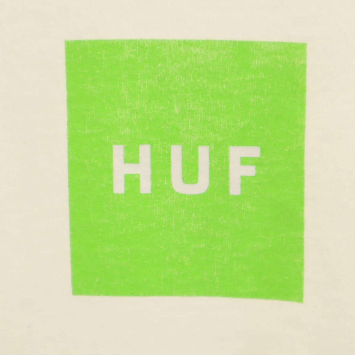 HUF ハフ 長袖 プリント Tシャツ L ホワイト ロンT メンズ