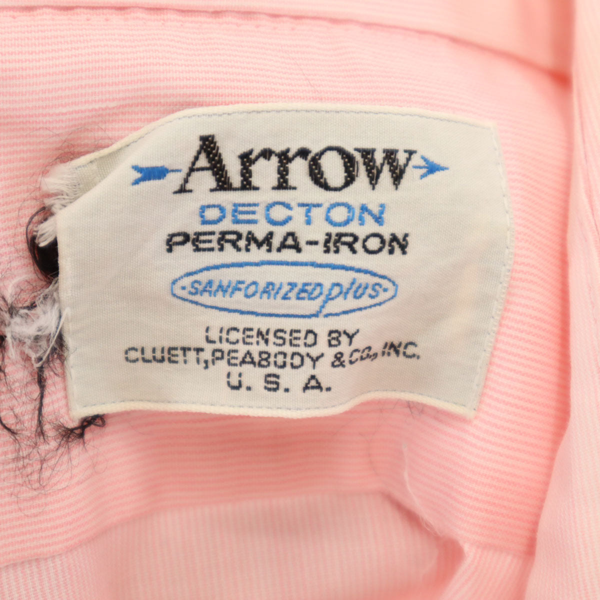 ARROW アロー 70s ヴィンテージ 日本製 長袖 シャツ ピンク メンズ