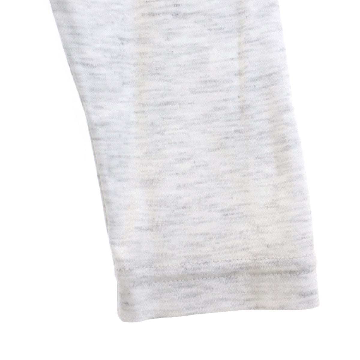 β ベータ ギター プリント 長袖 シアー切替 カットソー 9 グレー シースルー レディース