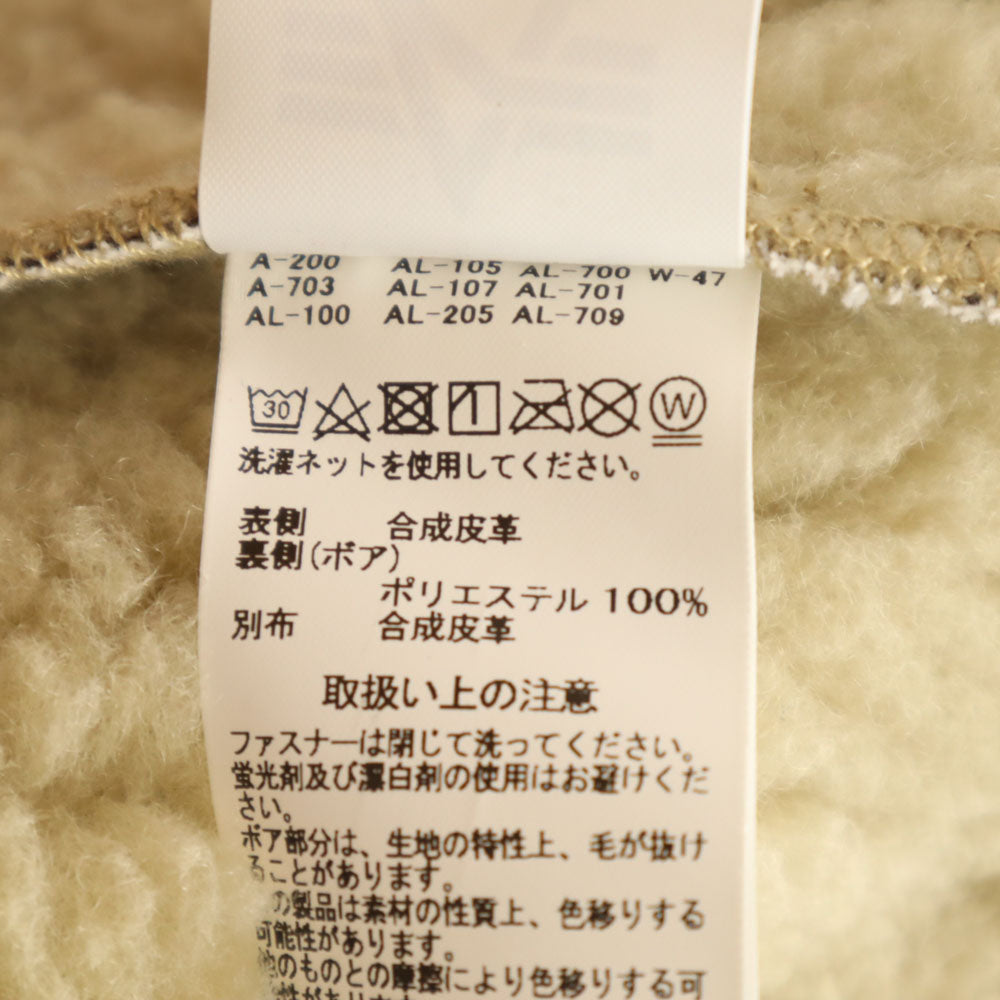 ALPHA INDUSTRIES INC アルファインダストリーズ B-3 フェイク ムートンジャケット S ブラウン ボマー フライト レディース