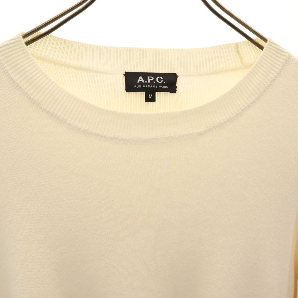 A.P.C. アーペーセー 長袖 ニット M アイボリー セーター レディース