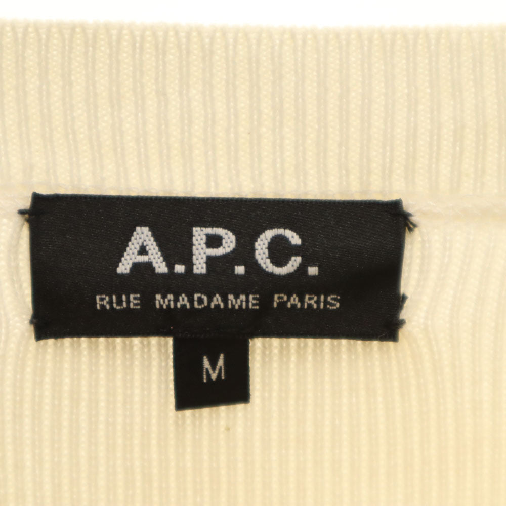 A.P.C. アーペーセー 長袖 ニット M アイボリー セーター レディース