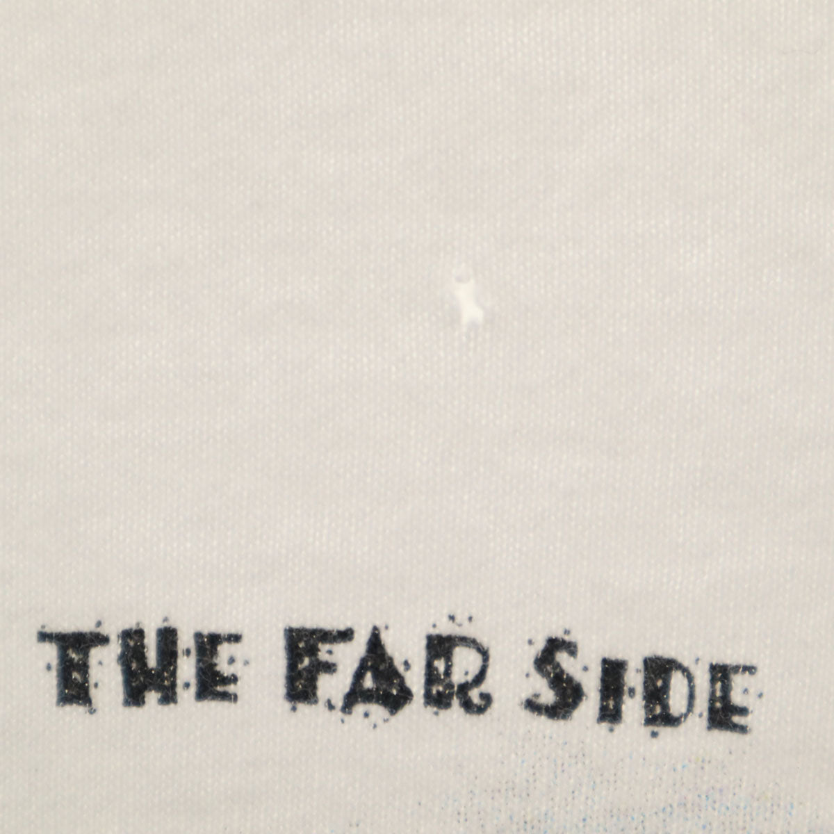 THE FAR SIDE ファーサイド 90s 00s オールド USA製 漫画 ゲイリーラーソン 半袖 シングルステッチ プリント Tシャツ L ホワイト メンズ