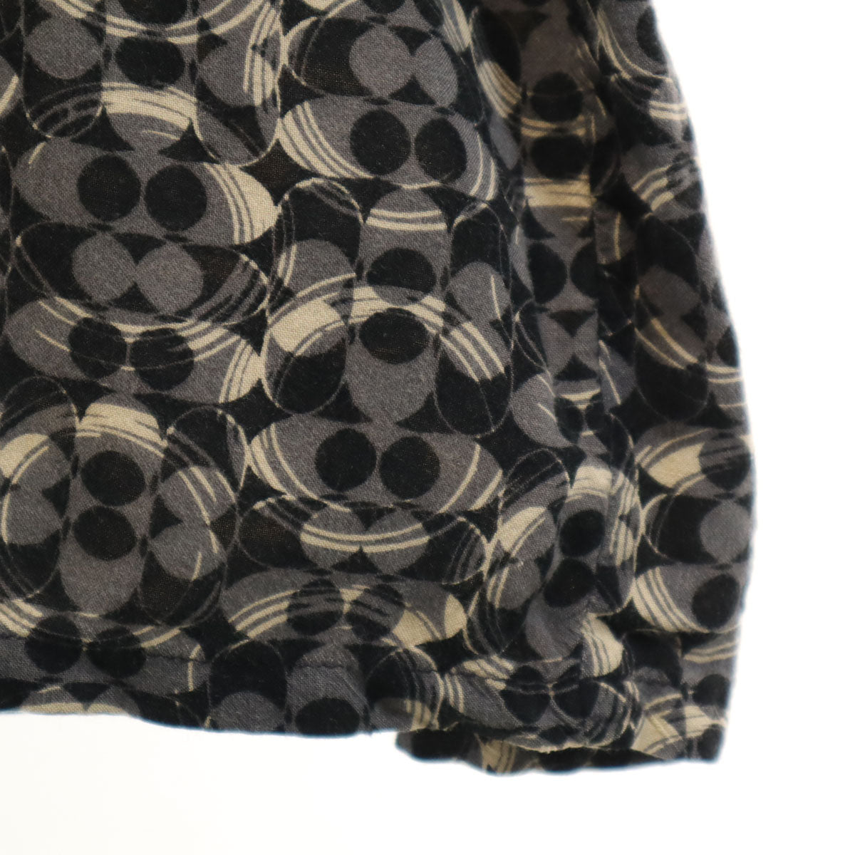 ピューリタン 90s オールド 総柄 半袖 シャツ 3XL グレー メンズ