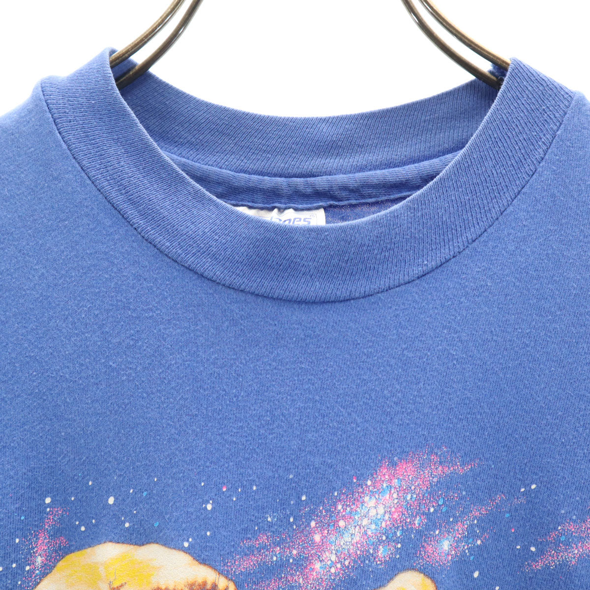 Hanes ヘインズ 80s 90s オールド USA製 ユニバーサルスタジオハリウッド 半袖 シングルステッチ Tシャツ S ブルー E.T. メンズ