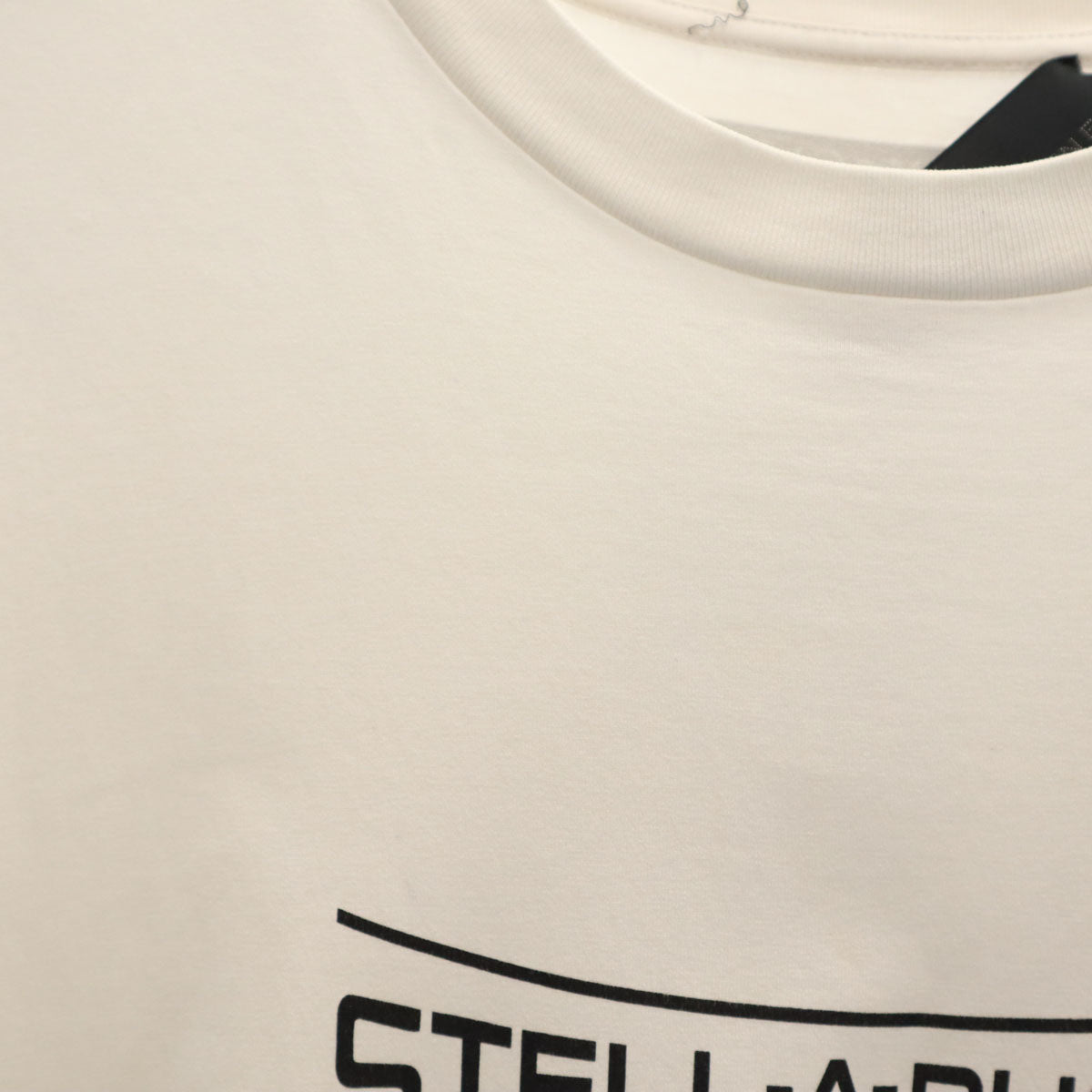 Stella McCartney ステラマッカートニー イタリア製 バックプリント 半袖 Tシャツ L ホワイト レディース