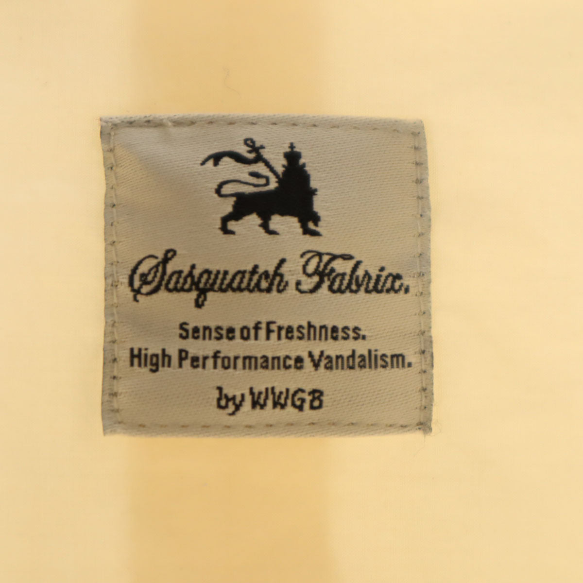 SASQUATCHfabrix. サスクワァッチファブリックス 日本製 長袖 Vネック カーディガン M ペールオレンジ メンズ