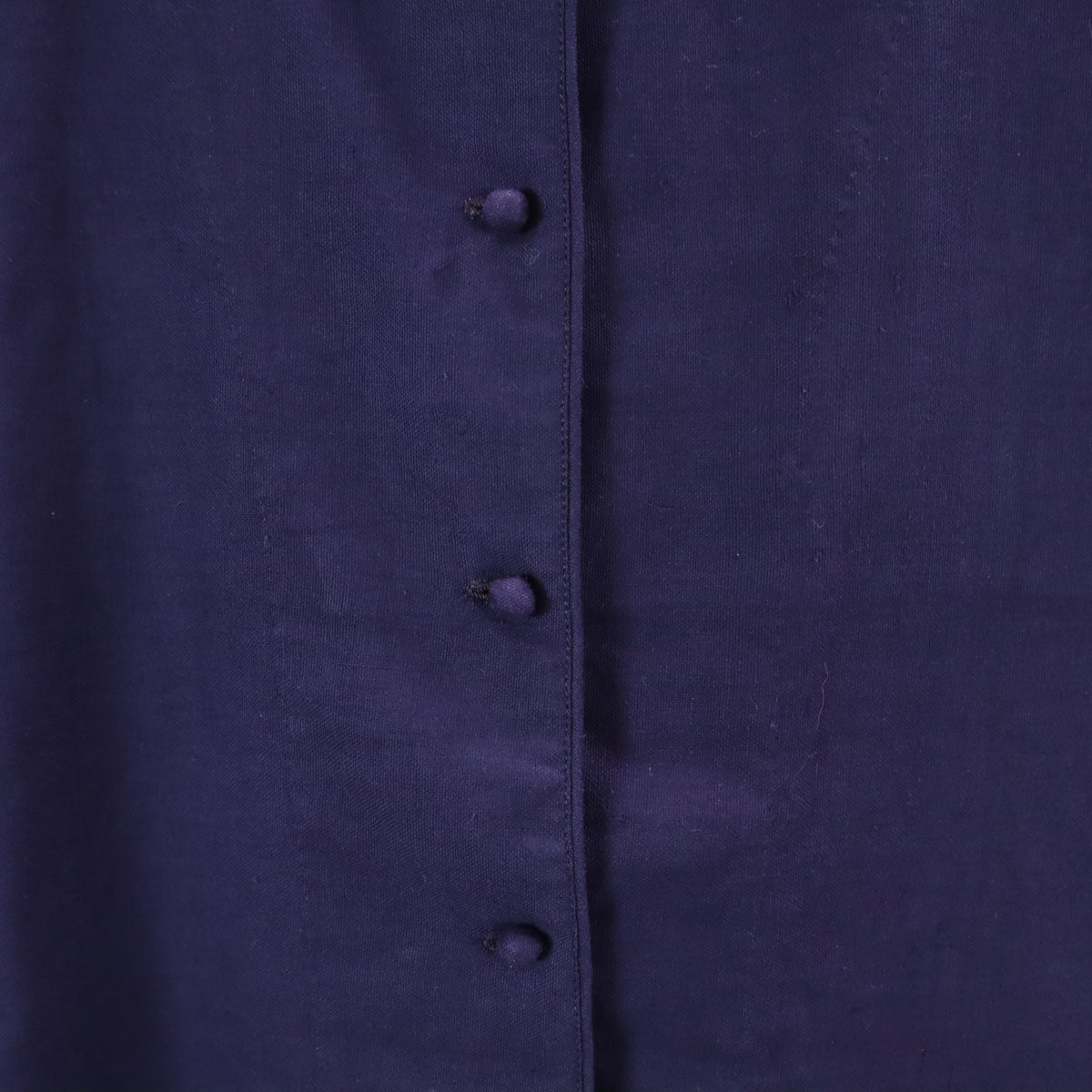 ASHA BY MDS アシャ 90s 半袖 ノーカラー シャツ パープル イッセイミヤケ レディース