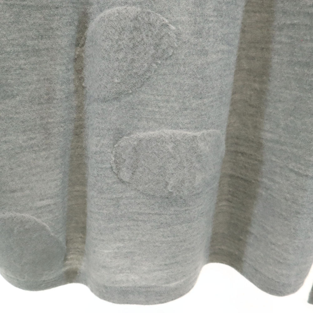 Y's ワイズ 日本製 長袖 ハーフジップ ニット 3 グレー ヨウジヤマモト カットソー メンズ