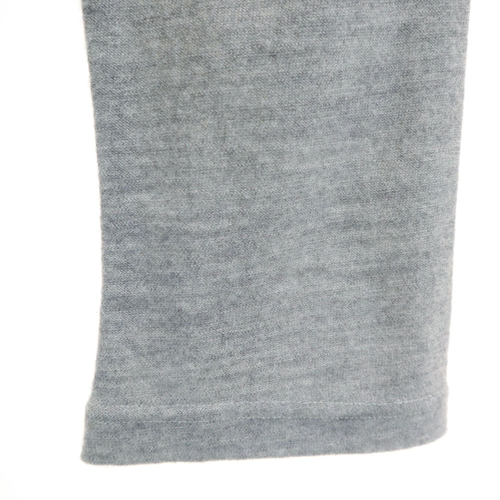 Y's ワイズ 日本製 長袖 ハーフジップ ニット 3 グレー ヨウジヤマモト