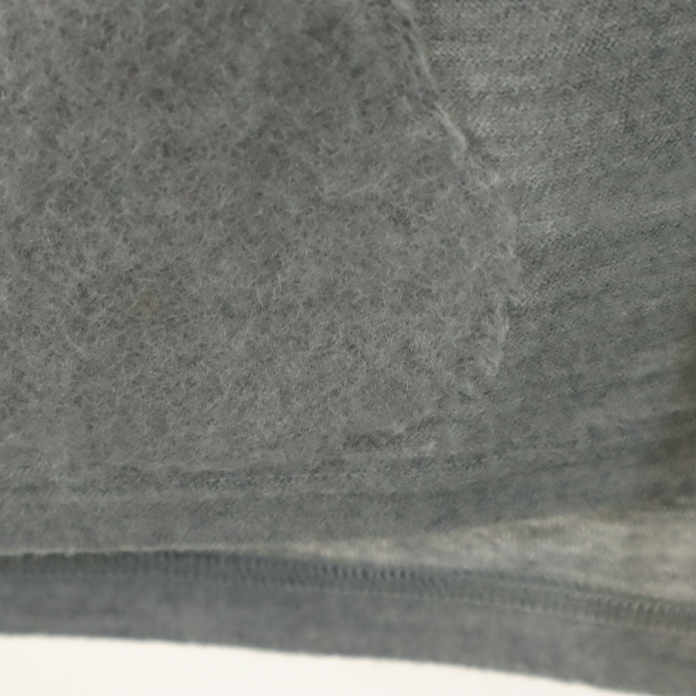 Y's ワイズ 日本製 長袖 ハーフジップ ニット 3 グレー ヨウジヤマモト