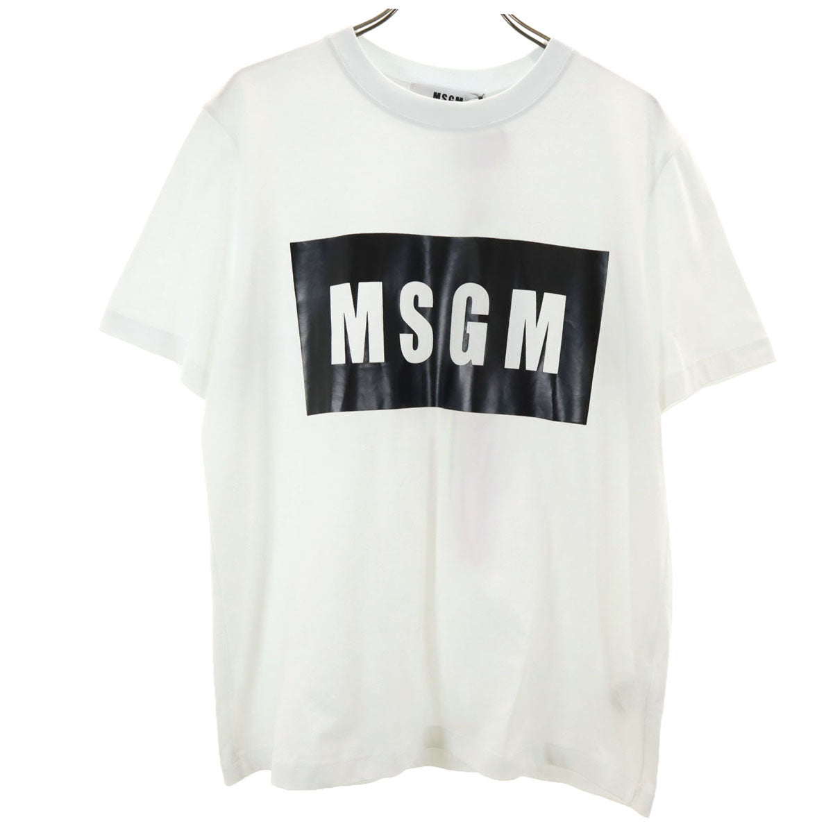MSGM エムエスジーエム イタリア製 半袖 Tシャツ M ホワイト メンズ