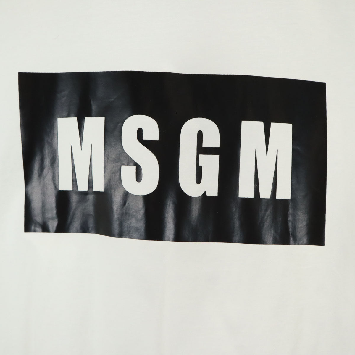 MSGM エムエスジーエム イタリア製 半袖 Tシャツ M ホワイト メンズ