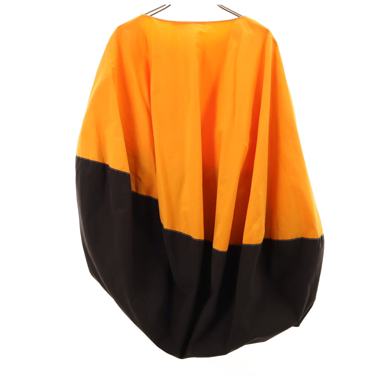 MARNI マルニ イタリア製 バイカラー バルーン ポンチョ 44 オレンジ レディース