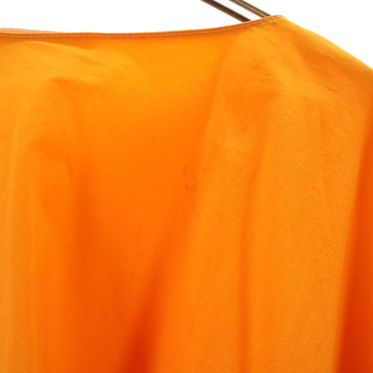 MARNI マルニ イタリア製 バイカラー バルーン ポンチョ 44 オレンジ レディース