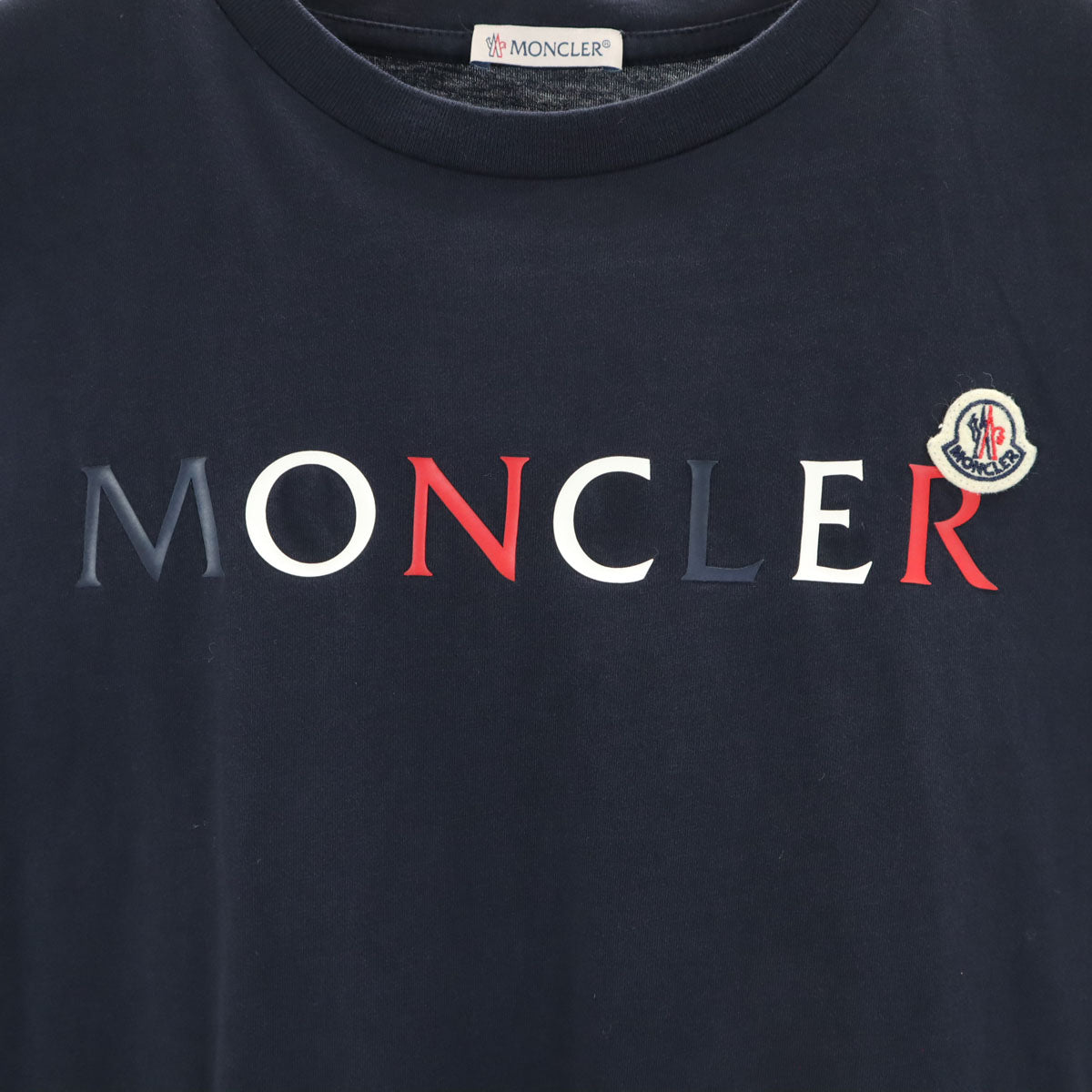 MONCLER モンクレール ロゴ 半袖 Tシャツ 14A ネイビー キッズ