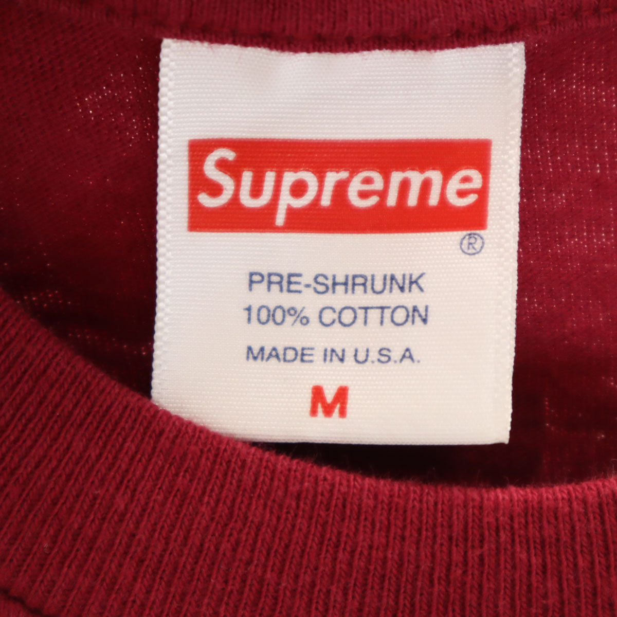 Supreme シュプリーム USA製 ファラオ サンダース 半袖 Tシャツ M ワインレッド系 メンズ