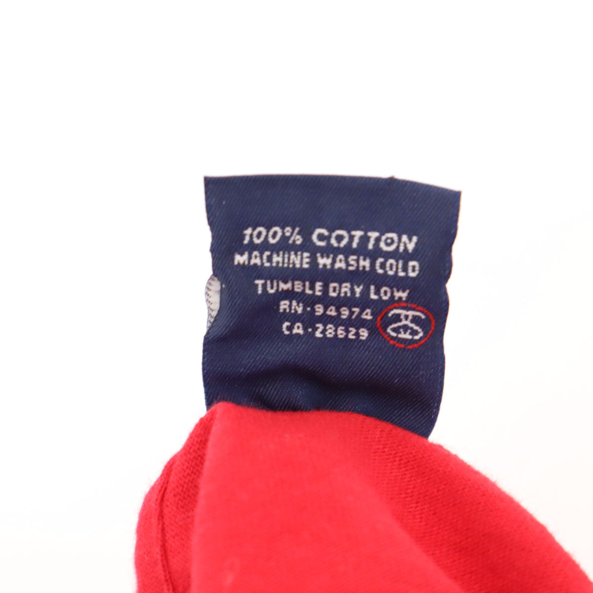 STUSSY ステューシー 90s USA製 オールド 紺タグ 半袖 シングルステッチ Tシャツ M レッド メンズ