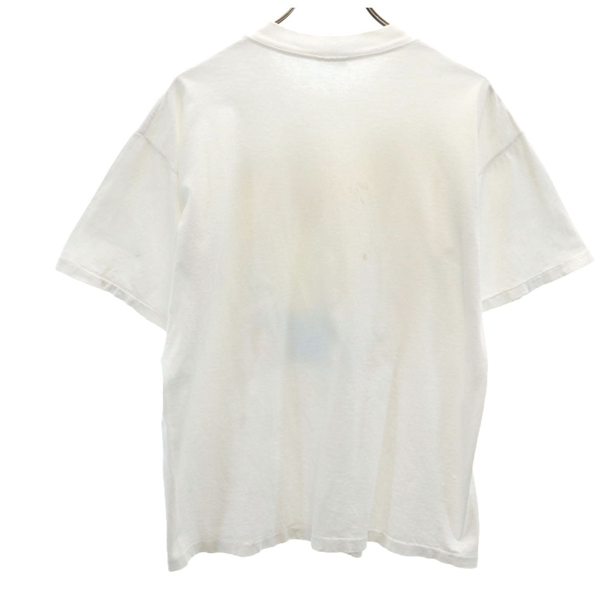 90s USA製 オールド 半袖 Tシャツ L ホワイト シングルステッチ メンズ