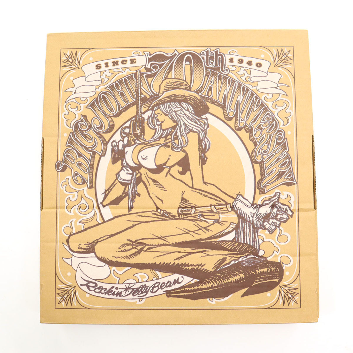 BIG JOHN ビッグジョン 未使用 ７０周年記念２００枚限定 半袖 スペシャルボックス Tシャツ L ホワイト 3点セット 箱付き メンズ