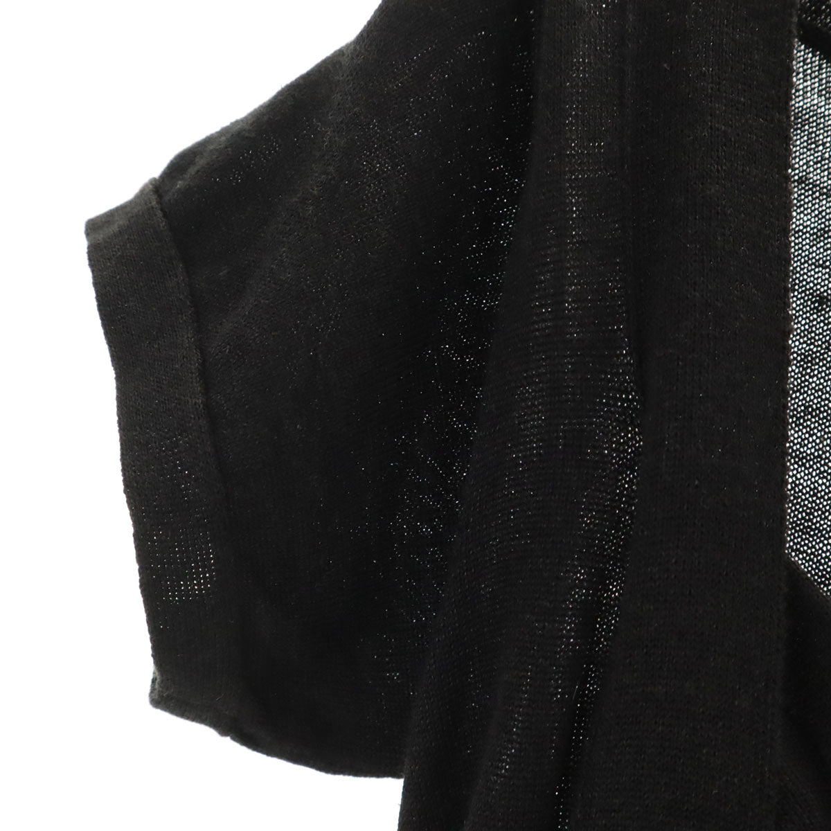 GUCCI グッチ イタリア製 半袖 ニット L ブラック レディース