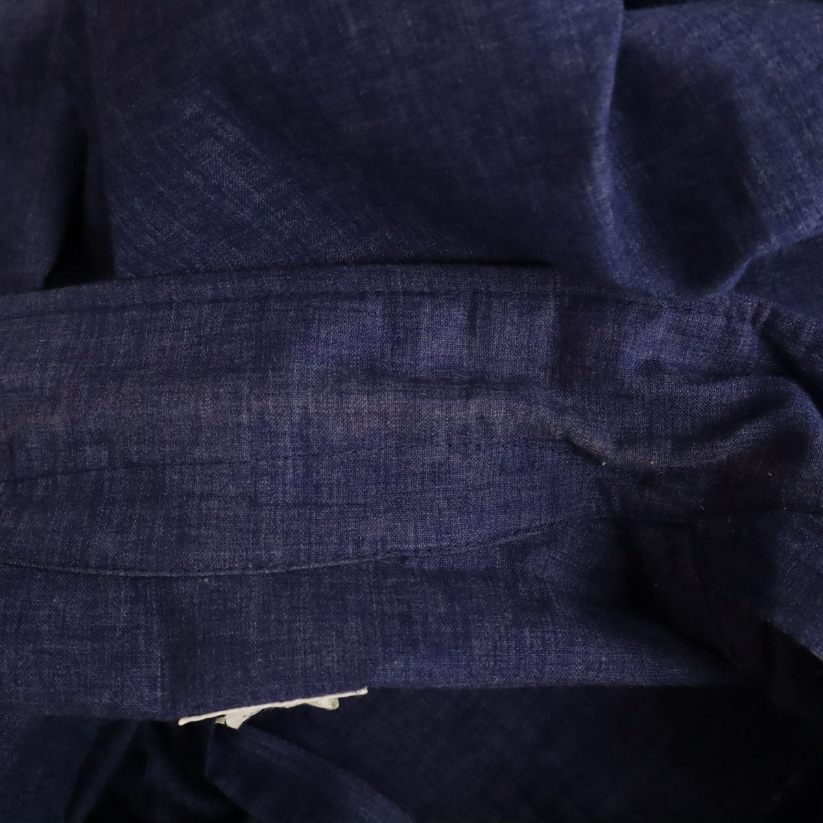 Mapili Hawaiian 80s ヴィンテージ 半袖 オープンカラー ワークシャツ L ネイビー メンズ