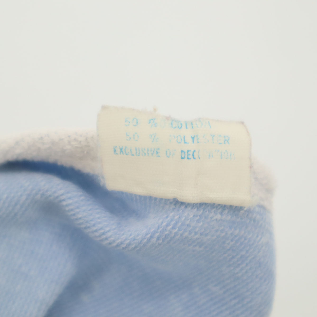 VINTAGE ヴィンテージ 80s 半袖 パイル地 カットソー 水色 レディース