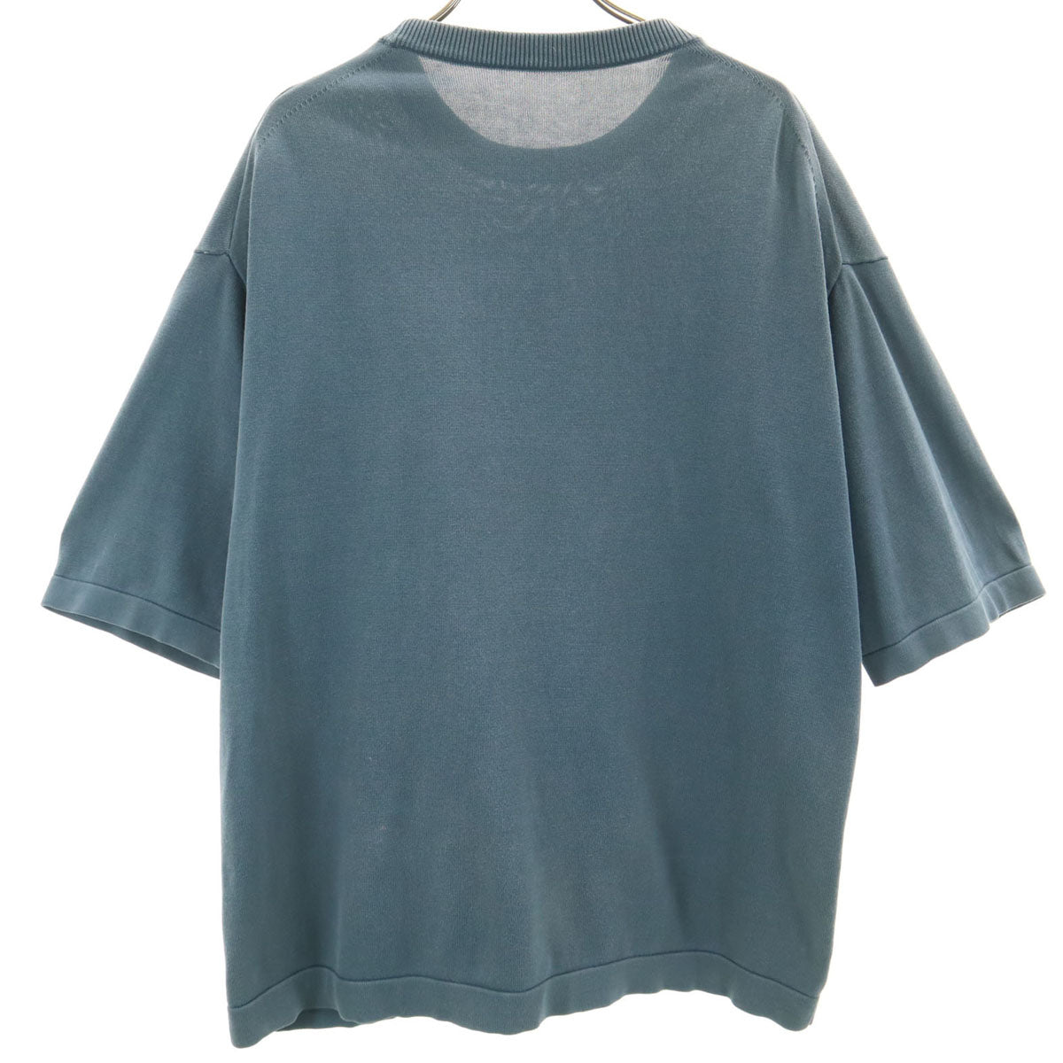 crepuscule クレプスキュール 半袖 ポケット ニット Tシャツ 2 チャコールグレー メンズ