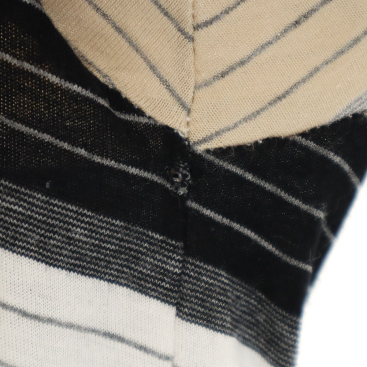 ディーアンドジー ドルチェアンドガッバーナ イタリア製 ボーダー柄 半袖 Tシャツ L ベージュ レディース